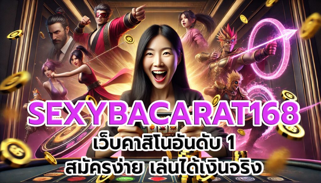 SEXYBACARAT168 เว็บคาสิโนออนไลน์อันดับ 1 สมัครง่าย เล่นได้เงินจริง